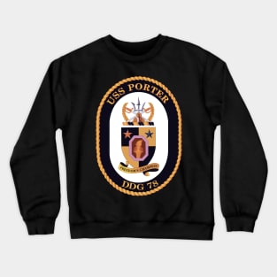 USS Porter wo Txt Crewneck Sweatshirt